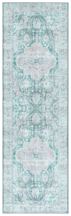 Safavieh Arizona Traditional Handcrafted Area Rug - Elegant Sage & Grey Design, Durable, Washable Comfort Sage ,Grey Polyester Arz344y-3