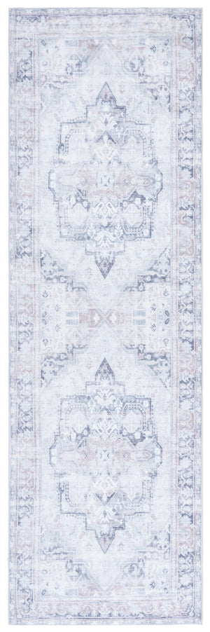 Safavieh Arizona Area Rug - Elegant Traditional Design, Washable, Slip-resistant, Perfect For Any Room Decor Ivory ,Grey Polyester Arz345a-8