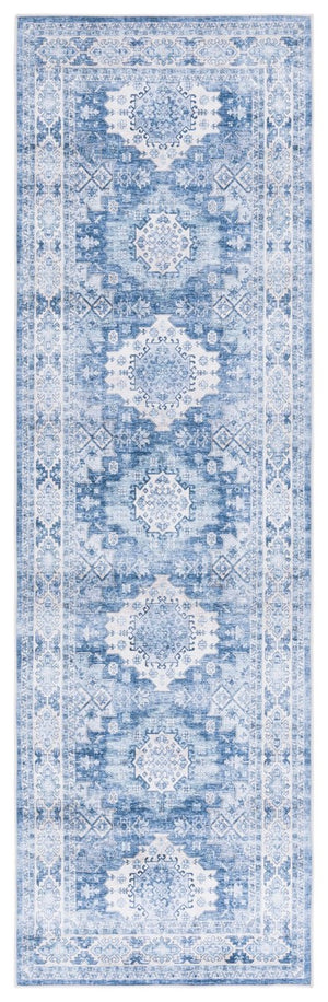 Safavieh Arizona 512 ARZ512 Power Loomed Traditional Rug Light Blue / Blue ARZ512L-6SQ