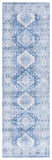 Safavieh Arizona 512 ARZ512 Power Loomed Traditional Rug Light Blue / Blue ARZ512L-6SQ