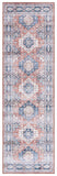 Safavieh Arizona 512 ARZ512 Power Loomed Traditional Rug Blue / Rust ARZ512M-6SQ