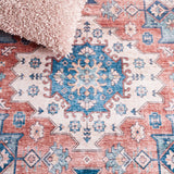 Safavieh Arizona 512 ARZ512 Power Loomed Traditional Rug Blue / Rust ARZ512M-6SQ