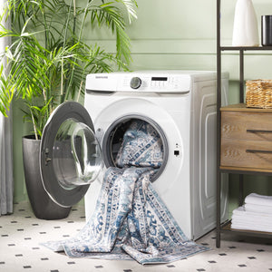 Safavieh Arizona 512 ARZ512 Power Loomed Traditional Rug Sage / Aqua ARZ512W-6SQ