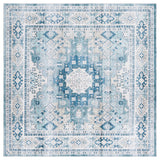 Safavieh Arizona 512 ARZ512 Power Loomed Traditional Rug Sage / Aqua ARZ512W-6SQ