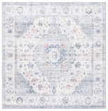 Safavieh Arizona 517 ARZ517 Power Loomed Traditional Rug Light Blue / Ivory ARZ517L-6SQ