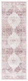 Safavieh Arizona 517 ARZ517 Power Loomed Traditional Rug Light Red / Beige ARZ517P-6SQ