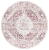 Safavieh Arizona 517 ARZ517 Power Loomed Traditional Rug Light Red / Beige ARZ517P-6SQ