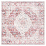 Safavieh Arizona 517 ARZ517 Power Loomed Traditional Rug Light Red / Beige ARZ517P-6SQ