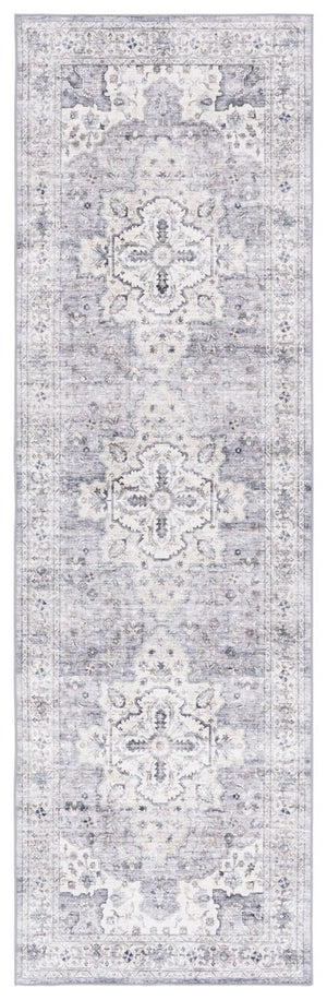Safavieh Arizona 520 ARZ520 Power Loomed Traditional Rug Light Grey / Beige ARZ520F-6SQ