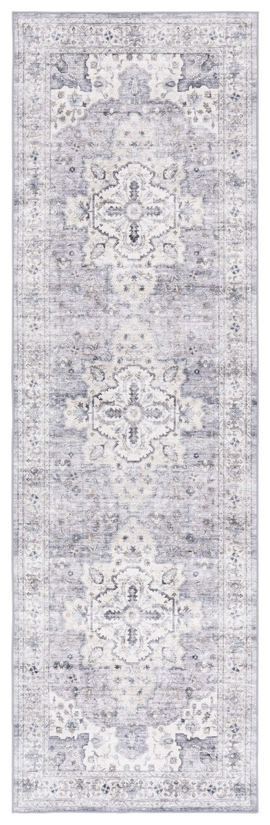 Safavieh Arizona 520 ARZ520 Power Loomed Traditional Rug Light Grey / Beige ARZ520F-6SQ