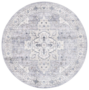 Safavieh Arizona 520 ARZ520 Power Loomed Traditional Rug Light Grey / Beige ARZ520F-6SQ