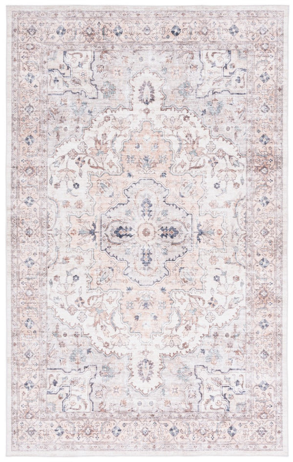 Safavieh Arizona 520 ARZ520 Power Loomed Traditional Rug Peach / Beige ARZ520U-6SQ