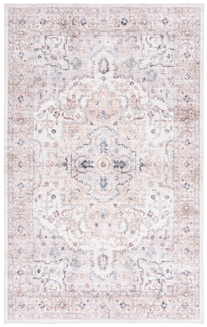Safavieh Arizona Elegant Traditional Rug For Sophisticated Living Spaces – Durable, Washable & Stylish Design Peach ,Beige Polyester Arz520u-24