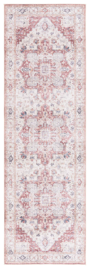 Safavieh Arizona 523 ARZ523 Power Loomed Traditional Rug Beige / Rust ARZ523B-28