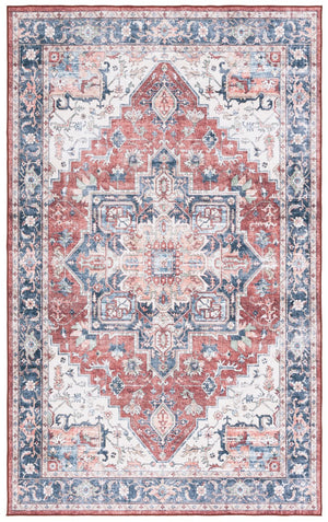 Safavieh Arizona 523 ARZ523 Power Loomed Traditional Rug Brown / Blue ARZ523T-6SQ