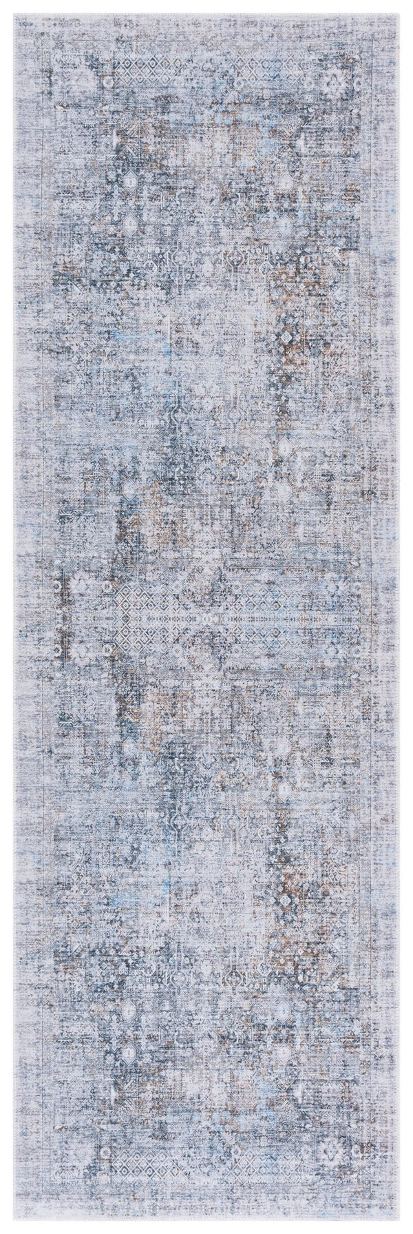 Safavieh Arizona Traditional Style Elegant Area Rug - Luxurious Washable Design With Slip-resistant Quality Beige ,Charcoal Polyester Arz539b-210