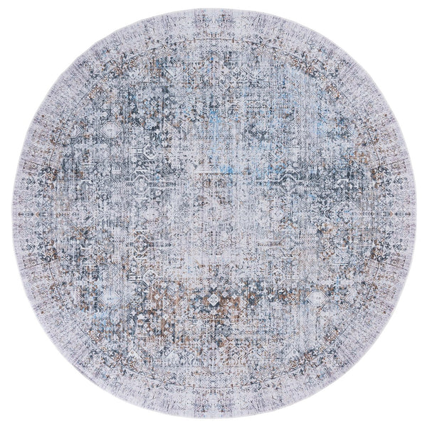 Safavieh Arizona Traditional Style Elegant Area Rug - Luxurious Washable Design With Slip-resistant Quality Beige ,Charcoal Polyester Arz539b-210