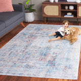 Safavieh Arizona 539 Power Loomed Traditional Rug Blue / Rust Polyester