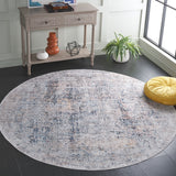 Safavieh Arizona 539 Power Loomed Traditional Rug Navy / Beige Polyester