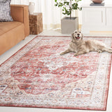 Safavieh Arizona 556 ARZ556 Power Loomed Traditional Rug Rust / Gold ARZ556Q-6SQ