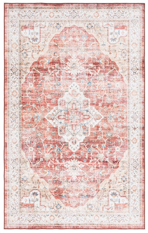 Safavieh Arizona 556 ARZ556 Power Loomed Traditional Rug Rust / Gold ARZ556Q-6SQ