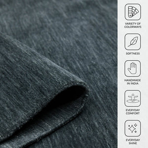 Amer Rugs Arizona Hand-woven Area Rug - Luxurious Soft Touch, Versatile Design For Any Home Décor Setting Dark Gray Wool Arz60203