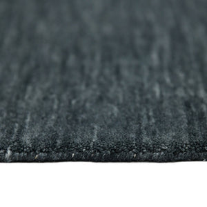 Amer Rugs Arizona Hand-woven Area Rug - Luxurious Soft Touch, Versatile Design For Any Home Décor Setting Dark Gray Wool Arz60203