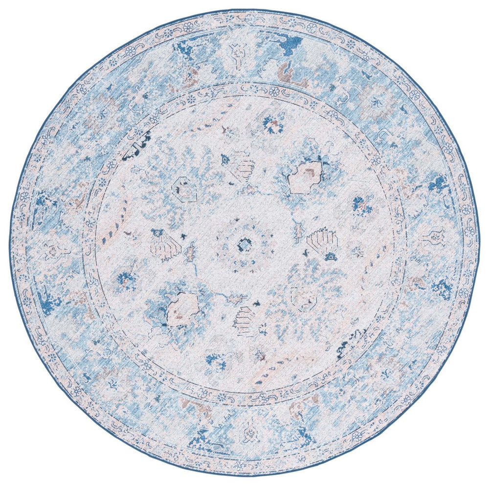 Safavieh Arizona 908 ARZ908 Power Loomed Traditional Rug Blue / Beige ARZ908M-9