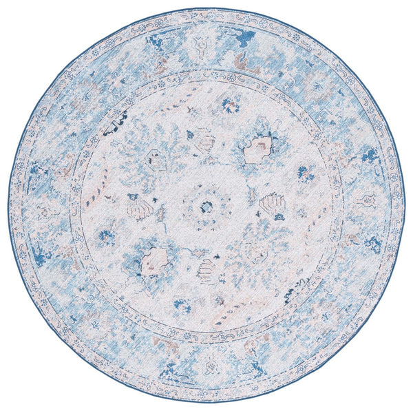 Safavieh Arizona 908 ARZ908 Power Loomed Traditional Rug Blue / Beige ARZ908M-9