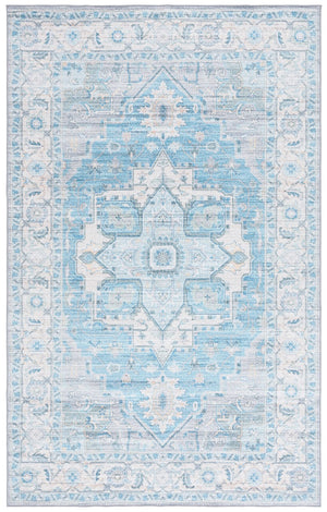 Safavieh Arizona 913 ARZ913 Power Loomed Traditional Rug Grey / Turquoise ARZ913B-9