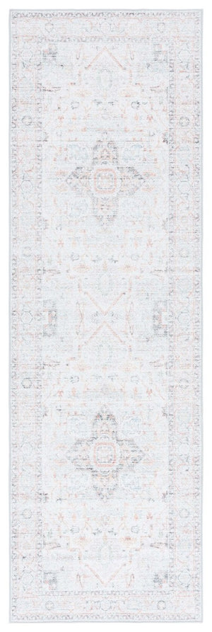 Safavieh Arizona 913 ARZ913 Power Loomed Traditional Rug Light Grey / Light Green ARZ913F-9