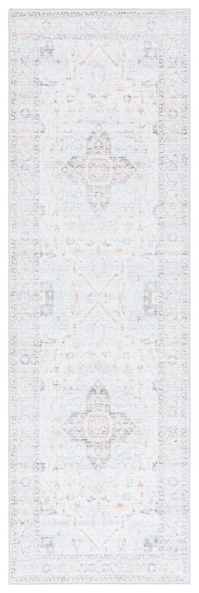 Safavieh Arizona 913 ARZ913 Power Loomed Traditional Rug Light Grey / Light Green ARZ913F-9