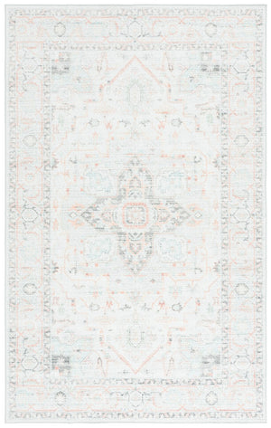 Safavieh Arizona 913 ARZ913 Power Loomed Traditional Rug Light Grey / Light Green ARZ913F-9