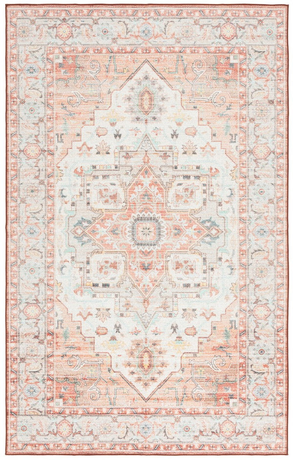 Safavieh Arizona 913 ARZ913 Power Loomed Traditional Rug Light Rust / Beige ARZ913P-9
