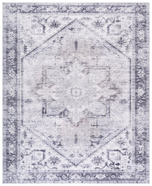 Safavieh Arizona Power-Loomed 5X7 Beige & Grey Area Rug — Soft Polyester, Slip-Resistant Backing, Washable ARZW320B-57