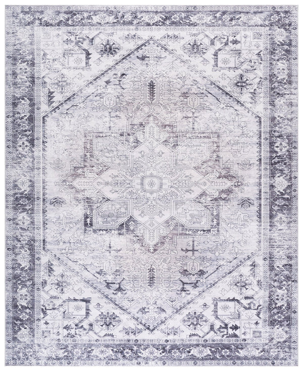 Safavieh Arizona Power-Loomed 5X7 Beige & Grey Area Rug — Soft Polyester, Slip-Resistant Backing, Washable ARZW320B-57