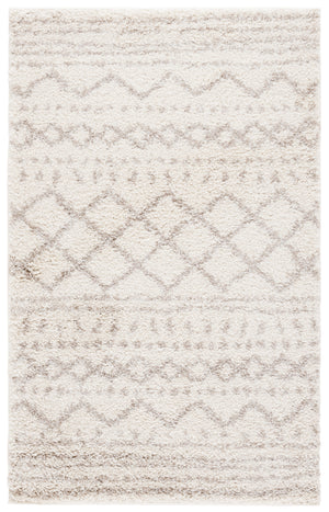 Safavieh Arizona Shag 741 Power Loomed Rug Ivory / Beige 9' x 9' Square ASG741A-9SQ