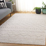 Safavieh Arizona Shag 741 Power Loomed Rug Ivory / Beige 9' x 9' Square ASG741A-9SQ