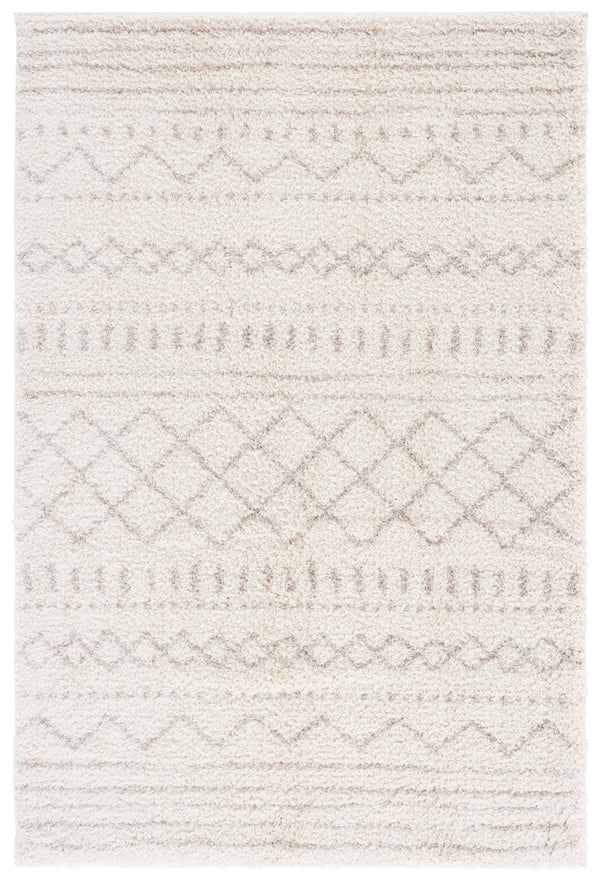 Safavieh Arizona Shag 741 Power Loomed Rug Ivory / Beige 9' x 9' Square ASG741A-9SQ