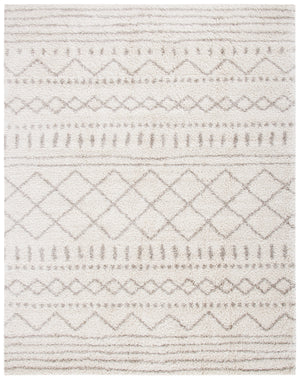 Safavieh Arizona Shag 741 Power Loomed Rug Ivory / Beige 9' x 9' Square ASG741A-9SQ