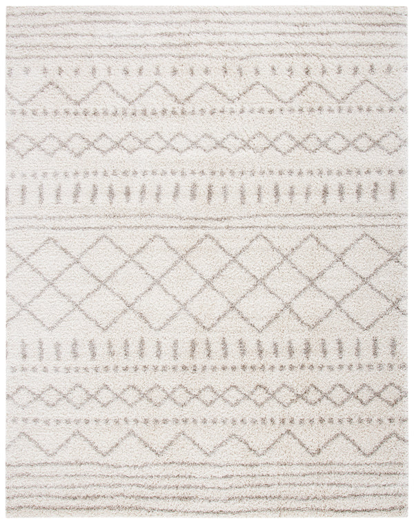 Safavieh Arizona Shag 741 Power Loomed Rug Ivory / Beige 9' x 9' Square ASG741A-9SQ