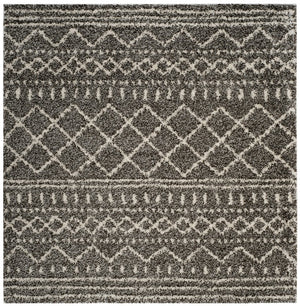 Safavieh Arizona Shag Area Rug - Elegant Geometric Design In Ivory And Beige For Cozy Home Decor Solutions Brown ,Ivory 70% Polypropylene  22% Jute  8% Polyester Asg741b-214