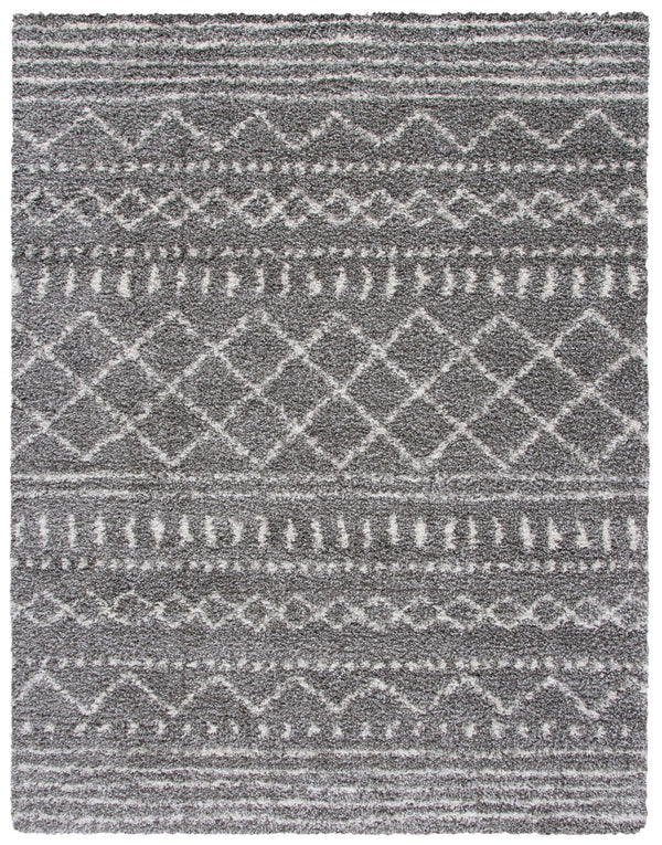 Safavieh Arizona Shag Area Rug - Elegant Geometric Design In Ivory And Beige For Cozy Home Decor Solutions Brown ,Ivory 70% Polypropylene  22% Jute  8% Polyester Asg741b-214