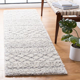 Safavieh Arizona Shag 741 Power Loomed Shag Rug Ivory / Grey 60% Polypropylene, 35% Jute, 5% Polyester