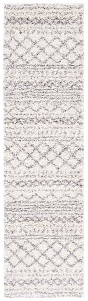 Safavieh Arizona Shag 741 Power Loomed Rug Ivory / Grey 8' x 8' Square ASG741F-8SQ