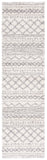 Safavieh Arizona Shag 741 Power Loomed Rug Ivory / Grey 8' x 8' Square ASG741F-8SQ