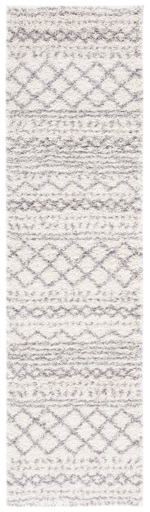 Safavieh Arizona Shag 741 Power Loomed Shag Rug Ivory / Grey 60% Polypropylene, 35% Jute, 5% Polyester