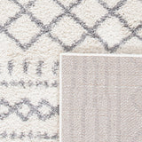 Safavieh Arizona Shag 741 Power Loomed Shag Rug Ivory / Grey 60% Polypropylene, 35% Jute, 5% Polyester