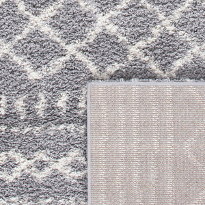 Safavieh Arizona Shag 741 Power Loomed Rug Grey / Ivory 11' x 15' ASG741G-1115