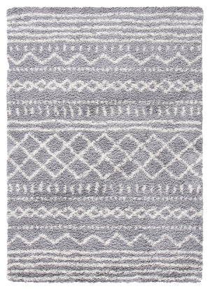 Safavieh Arizona Shag 741 Power Loomed Rug Grey / Ivory 11' x 15' ASG741G-1115